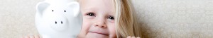 Scheiding-kind met spaarpot